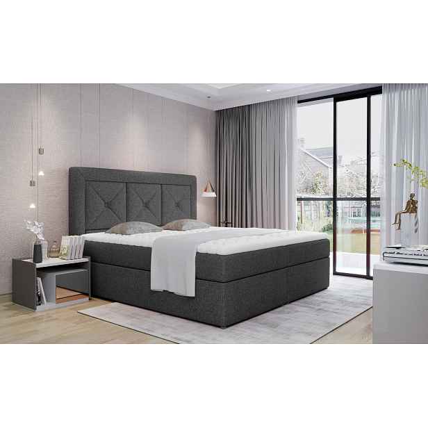 Boxspring Idris Rozměr: 160 x 200 cm, látka: Inari 96