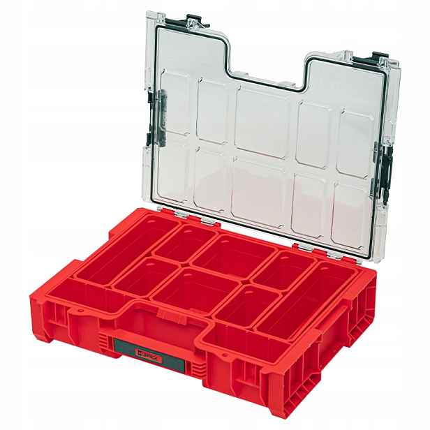 Organizér s vyjímatelnými přihrádkami Qbrick System Pro 300 Red Ultra Hd Custom