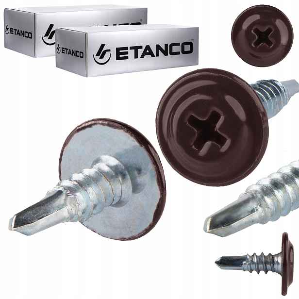 Samovrtné podložky 4,2 x 13 mm Ral 8017 500 ks Etanco Gm-b