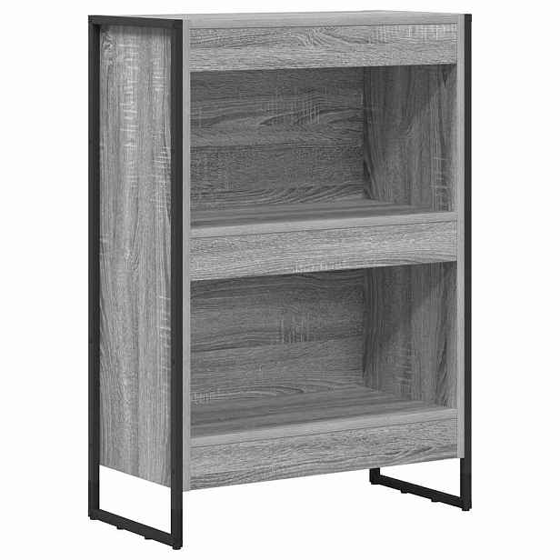 vidaXL Knihovna 60 x 30 x 86,5 cm Kompozitní dřevo Šedá Sonoma