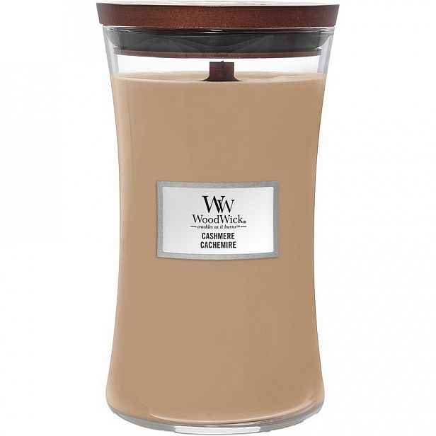 Woodwick Vonná svíčka váza velká Cashmere, 609 g