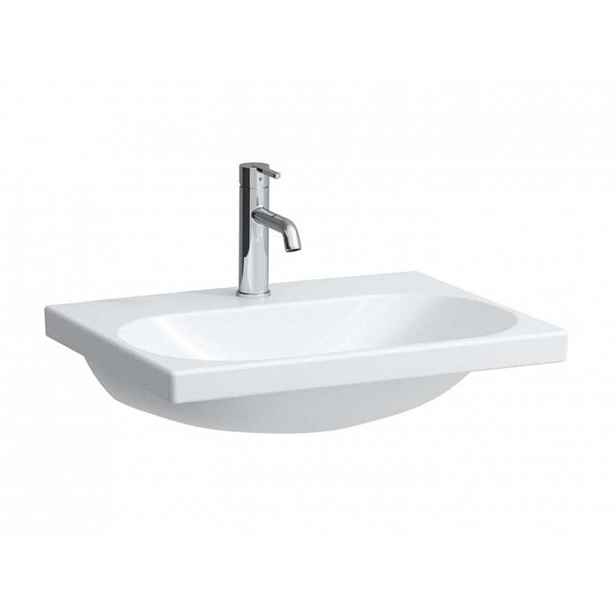 Laufen Lua - Umyvadlo 60x46 cm, bez přepadu, otvor pro baterii, bílá H8160830001561