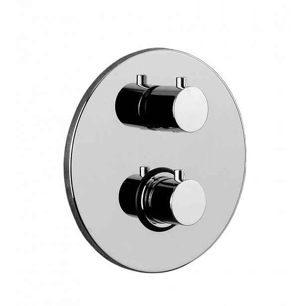 Paffoni Light - Termostatická baterie pod omítku, pro 2 spotřebiče, chrom LIQ018CR