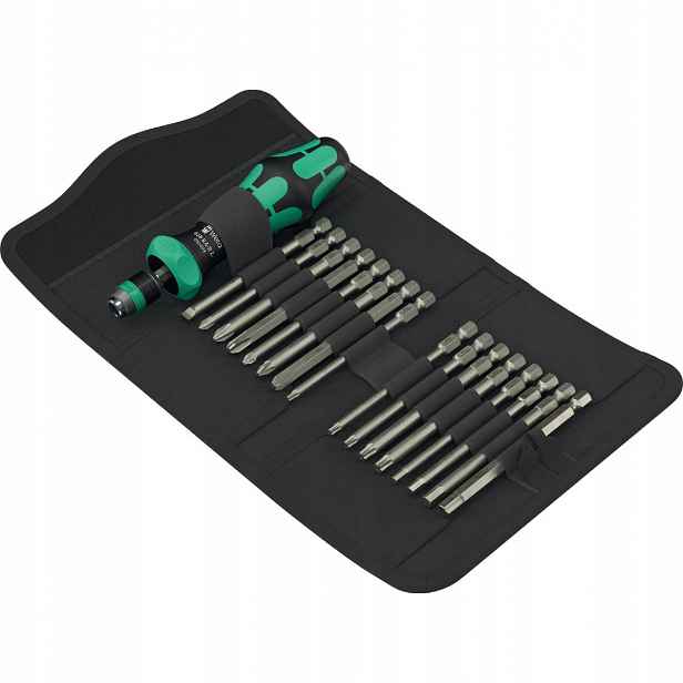 Šroubovák Sada Bitů 89 MM 17dílná Kraftform Kompakt 60 RA-R1 Wera 05051530001
