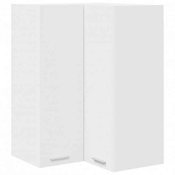 vidaXL Závěsná skříňka Bílá 57 x 57 x 80 cm Kompozitní dřevo