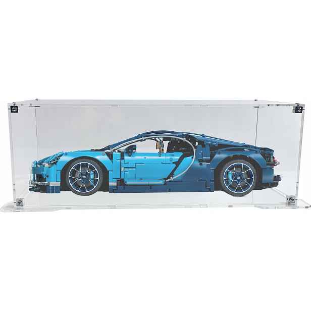 Vitrína s podstavcem Drewlandia pro sadu Lego 42083 Technic Bugatti Chiron