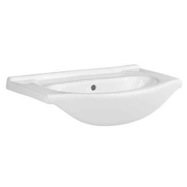 Aqualine SIMPLEX ECO keramické umyvadlo, nábytkové, 60x44cm, bílá