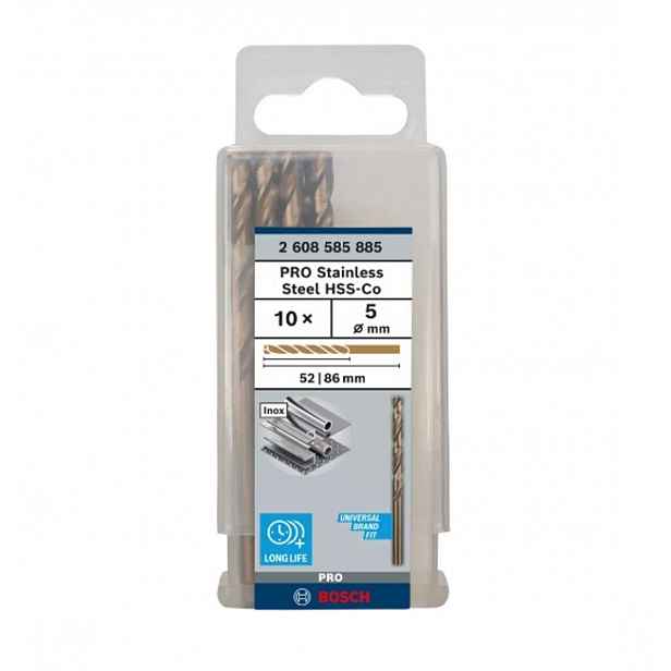 Bosch - Sada vrtáků do kovu, 5x86 mm, 10 ks 2608585885