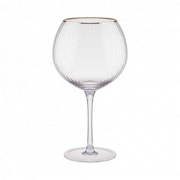 Butlers GOLDEN TWENTIES Sklenice na gin se zlatým okrajem 650 ml