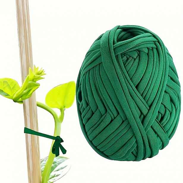 TEMU 1 svazek 500 cm/196,85 palců 3000 cm/1181,1 palců opěrného lana pro rostliny, zelený zahradnický provázek, DIY vázací pásky pro rostliny, opěrné