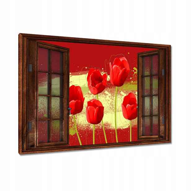 Obrazy 120x80 Červené máky