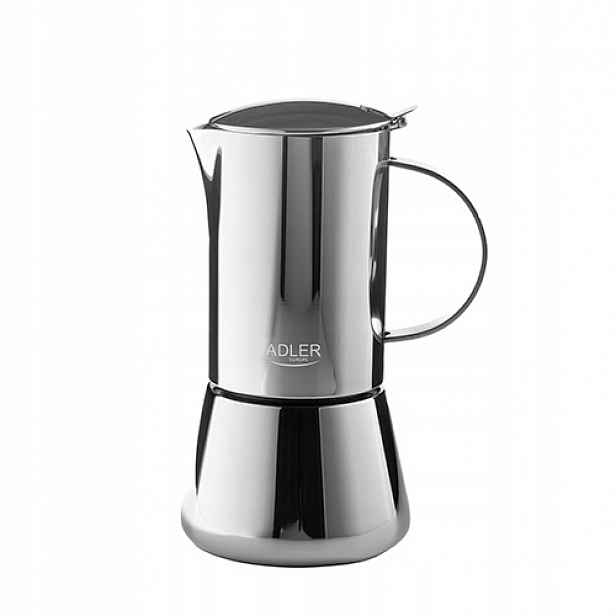Kávovar Na Kávu Espresso 620 ml AD4417 na Indukci Plyn Ocelový