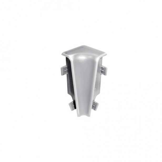 Roh k soklu Naturel stříbrná, PVC, délka 2 cm, IROHS