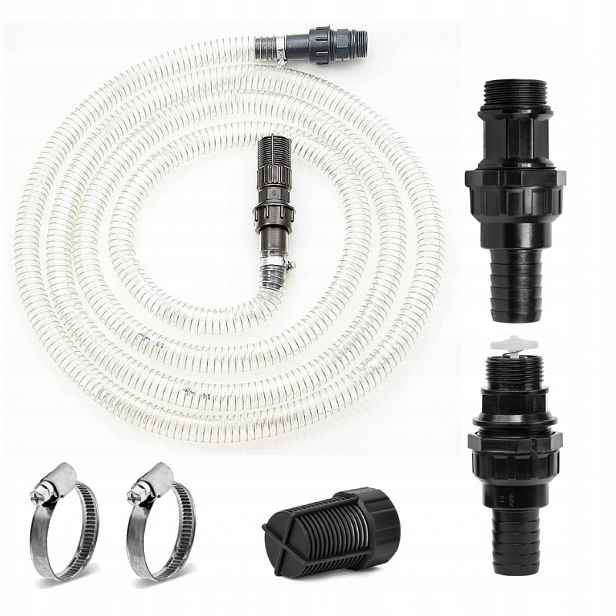 Sací Hadice Sada Pro Čerpadla A Hydrofory S Ventilem 25 mm 1” 4 m