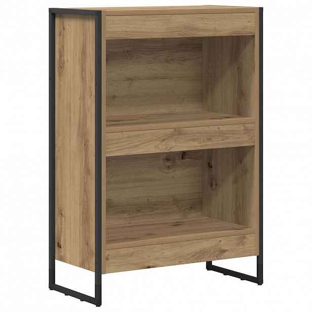 vidaXL Knihovna 60 x 30 x 86,5 cm Kompozitní dřevo Umělecký dub