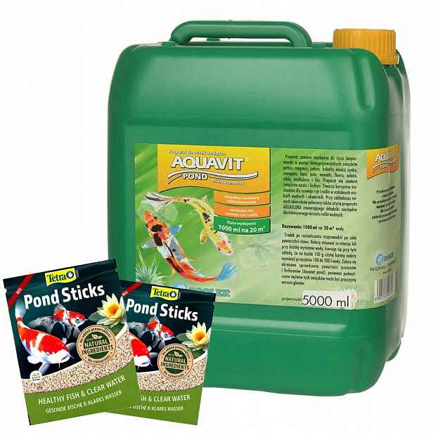 Zoolek Aquavit Pond 5000 ml 5 l, sada bioelementů pro jezírko