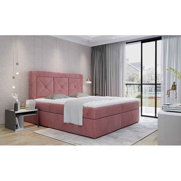 Boxspring Idris Rozměr: 160 x 200 cm, látka: MatVelvet 63