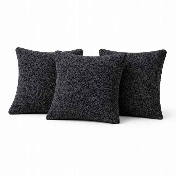 Sada 3 kusů dekoračních povlaků na polštáře 40 cm x 40 cm, sada 3 ks