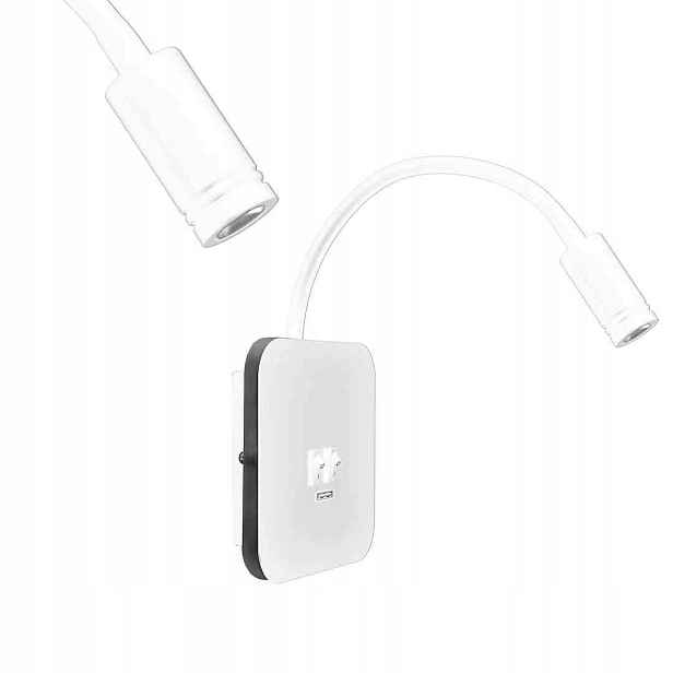 MiLAGRO Noční Lampa Base 8W+2W Bílá Závěsná lustrová lampa