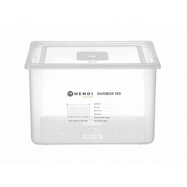 Nádoba na vejce 8 táců na 120 vajec Ovobox 18 l 355 x 325 x 200 mm