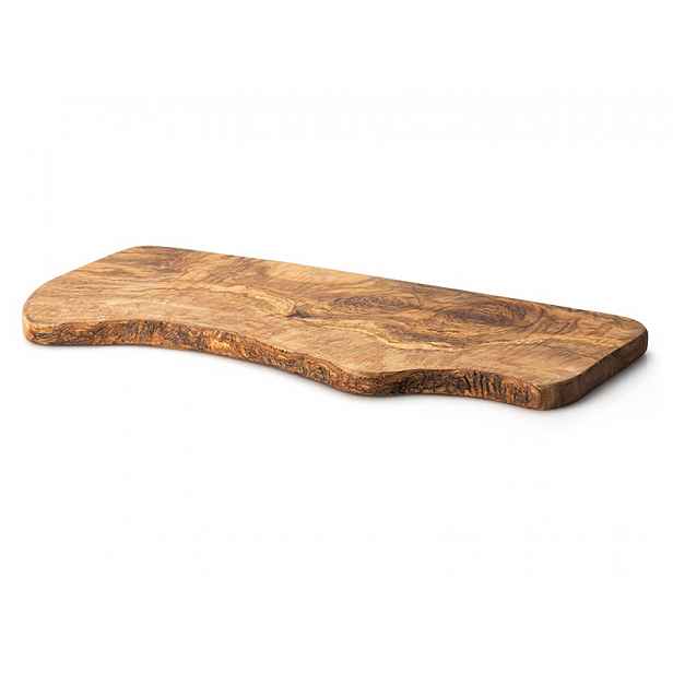 Prkénko na krájení přírodní, olivové dřevo, 50 cm