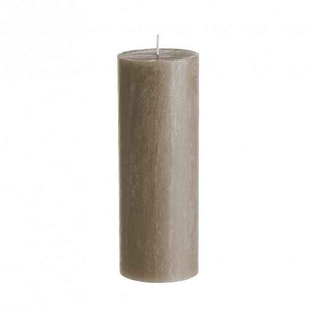 Butlers RUSTIC Svíčka 19 cm - šedohnědá