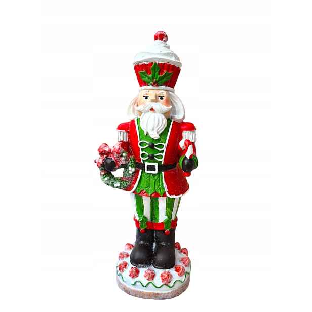 Figurka dědečka na ořechy 24 cm. Voják