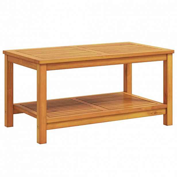 vidaXL Boční stůl Přírodní olej 90 x 50 x 45 cm Masivní akátové dřevo
