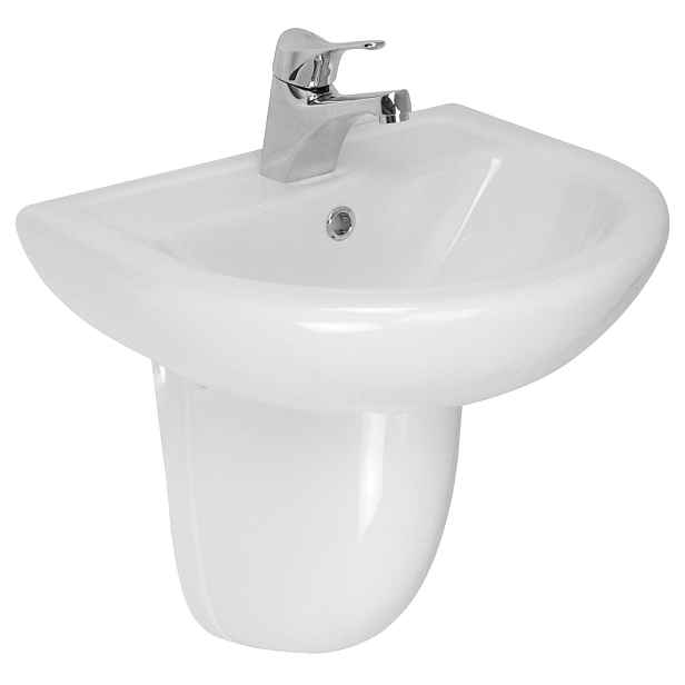 Olsen Spa  Compact OLKGKO05LVB01+OLKGLI02AYK00 - Nástěnné umyvadlo COMPACT 60