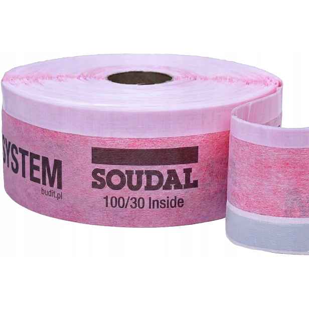 Páska Sws Soudal Vnitřní pro okna 100 mm/30 m