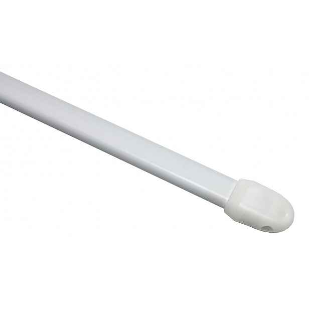 Vitrážní tyčka Easy 60-90 cm, plochá bílá