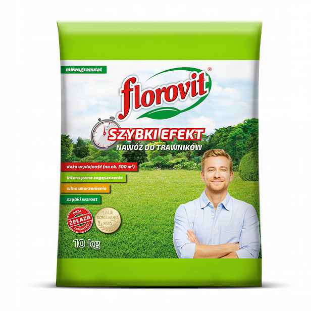 Florovit hnojivo na trávníky Rychlý Efekt 10 Kg
