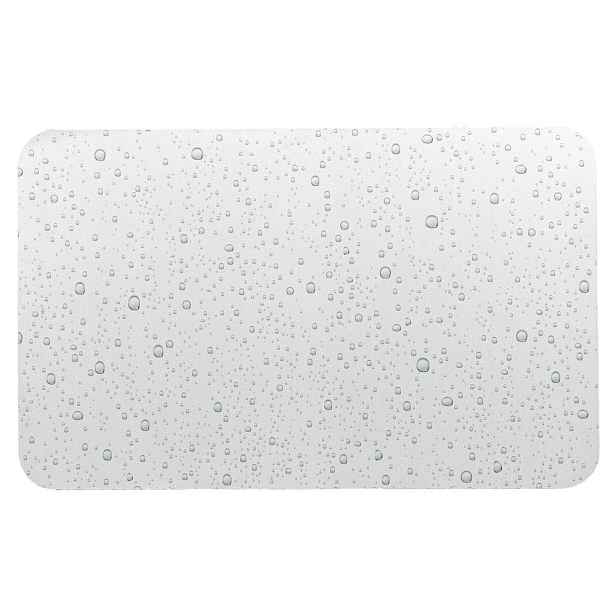 Světle šedá koupelnová předložka 50x120 cm Splash – douceur d'intérieur