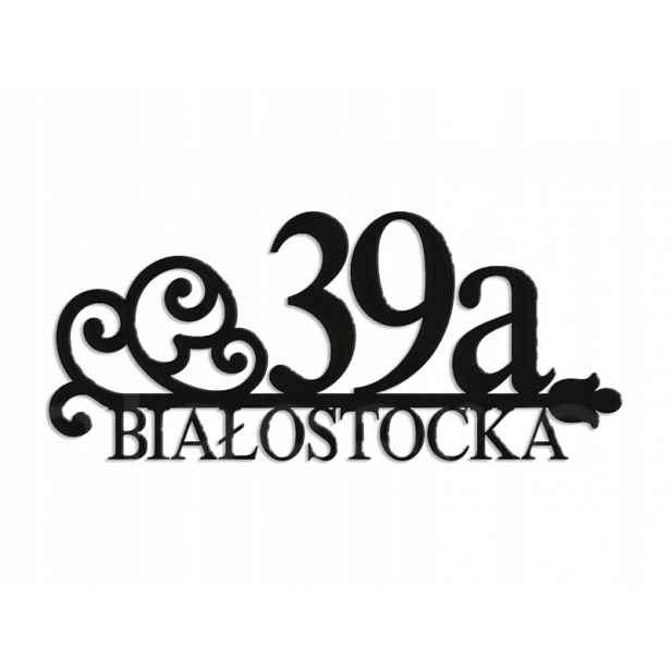Číslo Na Dům 60 cm Tabule Adresa Ocel 2 mm Grafika 5382