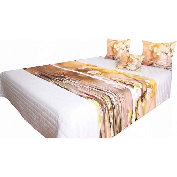 Prošívaný Přehoz 220x240 Na Postel 3D Elegantní
