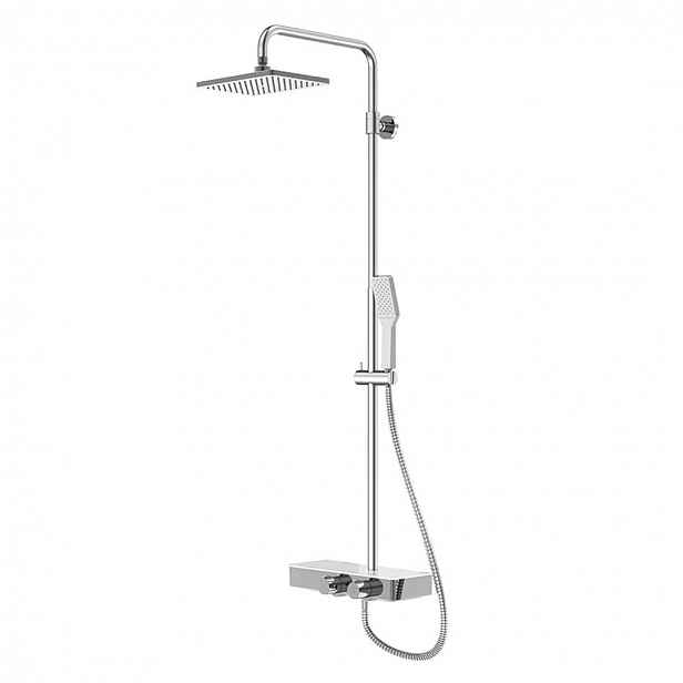 Steinberg 390 - Sprchový set s termostatem, 26x19 cm, chrom 390 2700