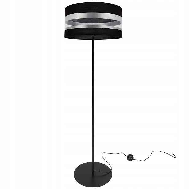 Stojací Lampa Chromová Stínidlo Elegantní Různé Barvy