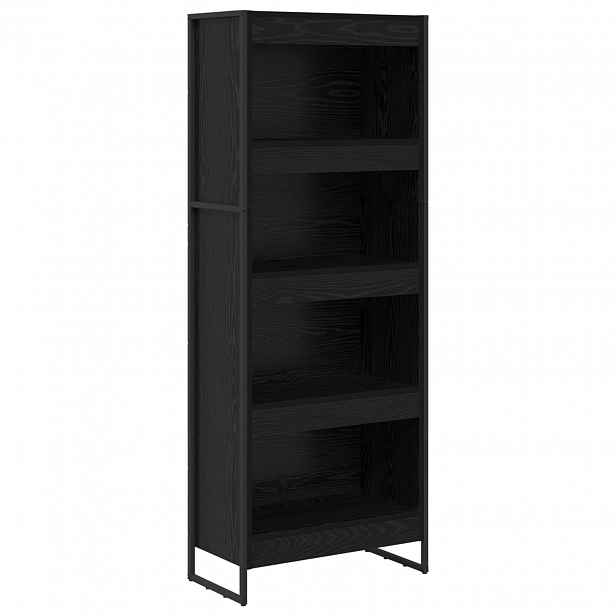 vidaXL Knihovna 60 x 30 x 155 cm Kompozitní dřevo Černý dub