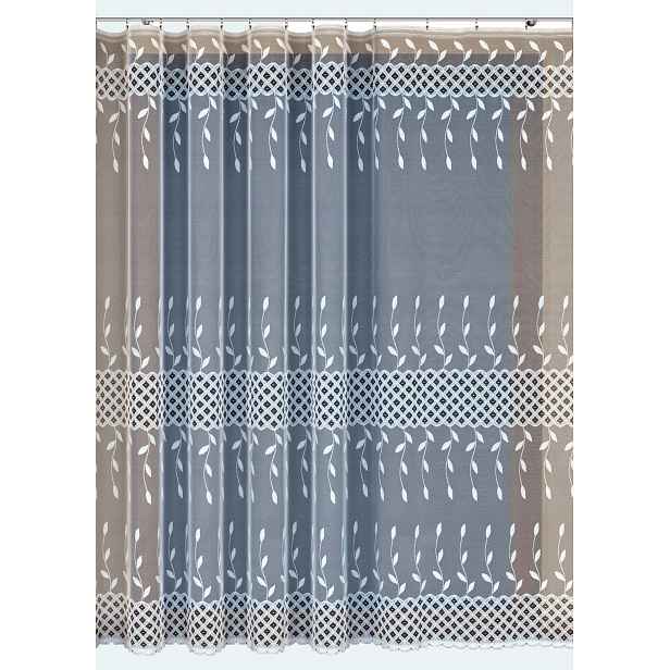 Mg Záclona žakár 32411 Bílá 300x210 cm hotová obšitá Bt M