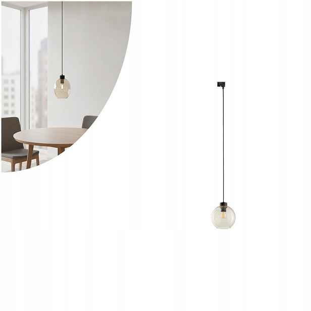 Závěsná kolejnicová lampa 1-fázová Tracer Cubus Bursztyn 10667 Tk Lighting