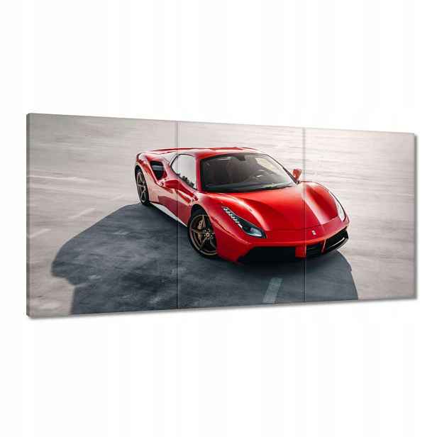 Obrazy 180x90 Červené Ferrari Střela