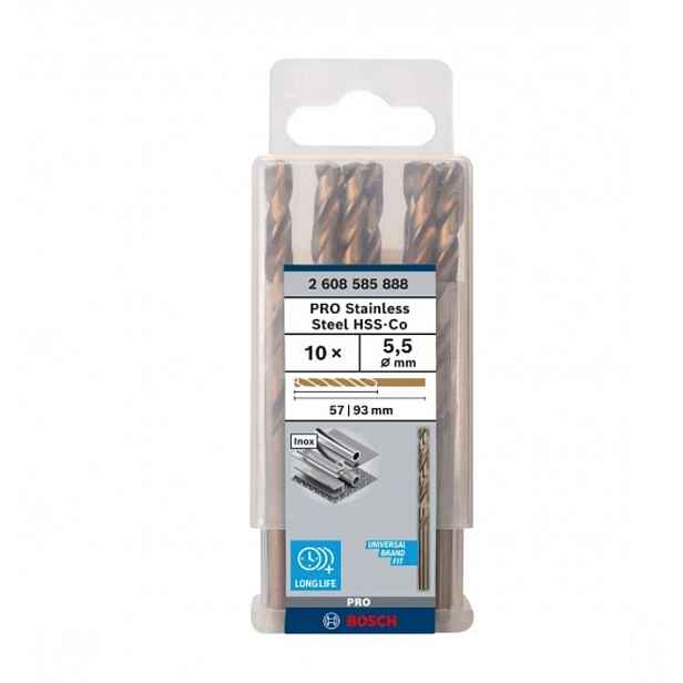 Bosch - Sada vrtáků do kovu, 5,5x93 mm, 10 ks 2608585888