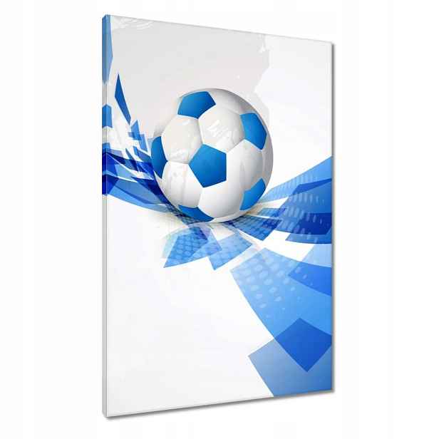 Obrazy 60x90 Modrý fotbal