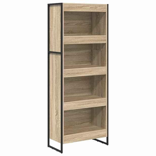 vidaXL Knihovna 60 x 30 x 155 cm Kompozitní dřevo Sonoma