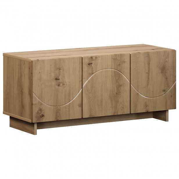vidaXL TV stolek 90 x 34.5 x 40 cm Dub artisan Kompozitní dřevo