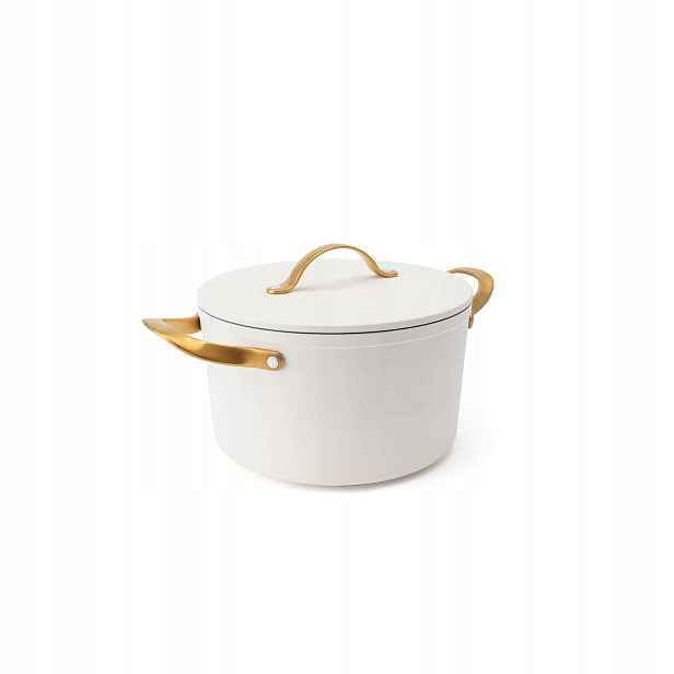 Elmich Nepřilnavý keramický hrnec Zen Ø 20 cm (3 l) krémovo zlatá