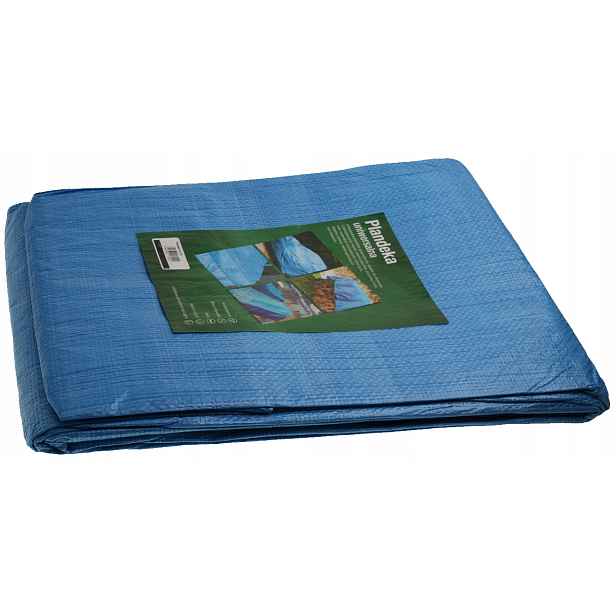 Plachta Plachty 6x10 Modrá Zesílená 75G/M2