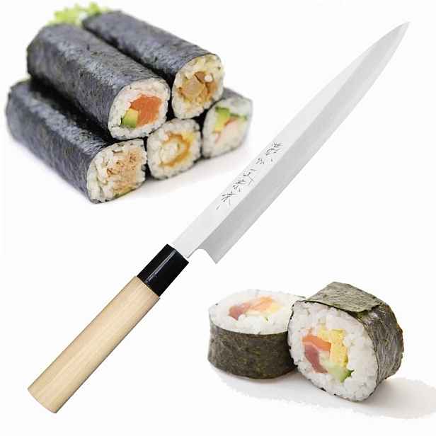 Satake S/d SK-5 Nerezový japonský Nůž Yanagi-Sashimi na sushi 21 cm