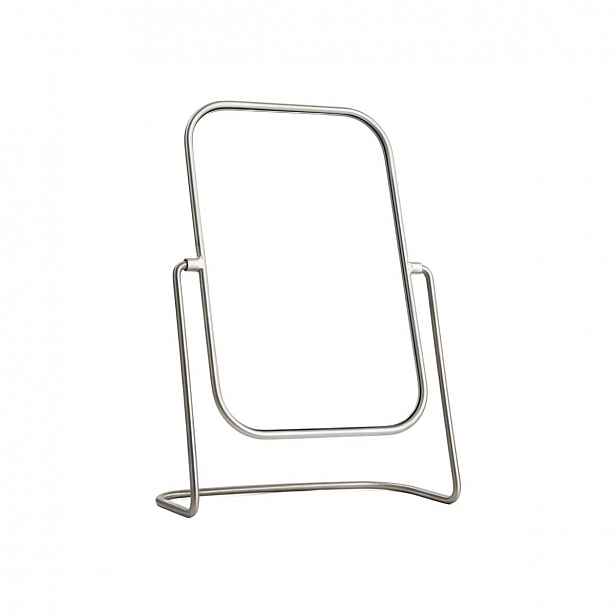 Zrcátko Lington z nerezové oceli 17x8x24,5 cm Homla