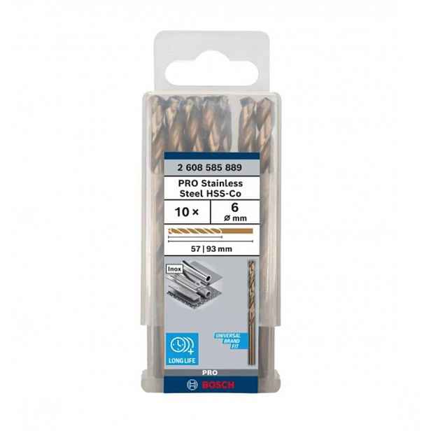 Bosch - Sada vrtáků do kovu, 6x93 mm, 10 ks 2608585889